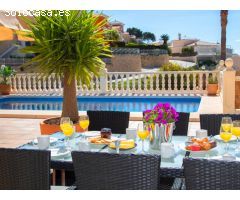 Villa Mediterránea en Calpe Cerca de la Playa