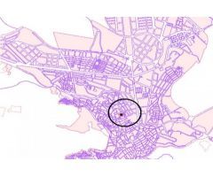 Suelo urbano residencial en el casco antiguo de Jaén, tipología plurifamiliar y comercial