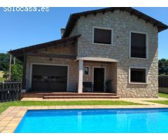 CASA CON FINCA CERRADA Y PISCINA AL LADO DE LUGO – SANTO MATIAS – O VERAL – LUGO