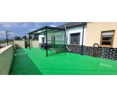 AL LADO DE NAVIA - ASTURIAS - PUEBLO DE ARMENTAL CASA AMUEBLADA CON FINCA CERRADA LISTA PARA ENTRAR 