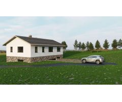 NUEVA CONSTRUCCION DE CHALET UNIFAMILIAR CON SOTANO EN EL CENTRO DE ANDES - NAVIA - ASTURIAS