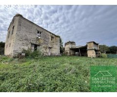 CASERON ASTURIANO DE PIEDRA, A RESTAURAR, CON FINCA RUSTICA DIVISIBLE.