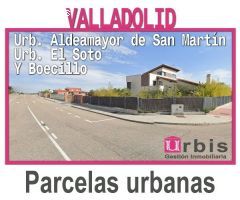 Urbis te ofrece parcelas en venta en Boecillo Urb Aldeamayor de San Martín y Urb El Soto, Valladolid