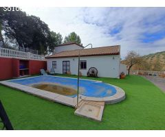 Casa rural independiente con piscina privada y olivos