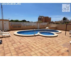 HAGA SU OFERTA!! DUPLEX ADOSADO 2 DORMITORIOS CON PISCINA EN URB. EL HONDO!!