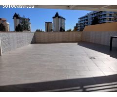 Impresionante piso 2 dormitorios, terraza 60 mts, vistas Mar,2 min andando playa