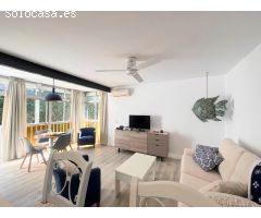Apartamento planta baja, céntrico, amueblado, aire acondicionado, piscina, aparcamiento