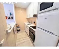 Apartamento planta baja, céntrico, amueblado, aire acondicionado, piscina, aparcamiento