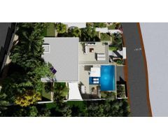 villa Obra nueva con 5 dormitorios y magníficas vistas al mar en Calpe (Costa Blanca)