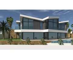 Villa de lujo obra nueva con vistas al mar en Calpe (Costa Blanca)