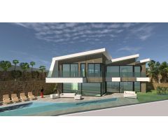 Villa de lujo obra nueva con vistas al mar en Calpe (Costa Blanca)