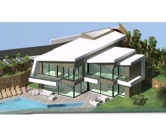 Villa de lujo obra nueva con vistas al mar en Calpe (Costa Blanca)