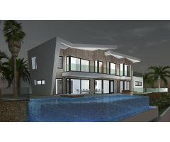 Villa de lujo obra nueva con vistas al mar en Calpe (Costa Blanca)