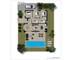 Villas independientes con 3 dormitorios en Ondón de las Nieves (Costa Blanca Sur)