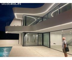 Villa obra nueva de lujo en Calpe (Costa Blanca)