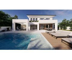 Villa en construcción a 500 m de la playa en Calpe (Costa Blanca)
