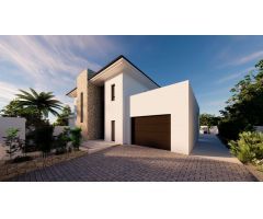Villa en construcción a 500 m de la playa en Calpe (Costa Blanca)
