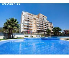 Apartamento 3 dormitorios con piscina, parking, trastero con vistas mar en Calpe (Costa Blanca Norte