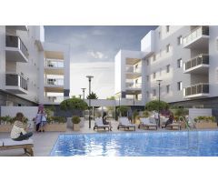 NUEVA PROMOCIÓN EN CIUDAD JARDÍN, PISO DE 2 DORMITORIOS ¡EN RESIDENCIAL CON PISCINA!