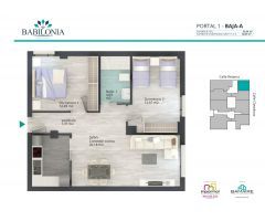 NUEVA PROMOCIÓN EN CIUDAD JARDÍN, PISO DE 2 DORMITORIOS ¡EN RESIDENCIAL CON PISCINA!