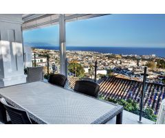 Casa en zona privilegiada en Benalmadena Pueblo con vistas, parking, jardin y piscina