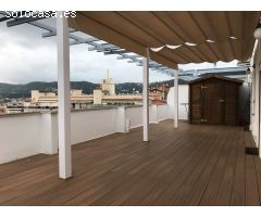 Espectacular ático con terraza de 50 m2. ALQUILER DE TEMPORADA.