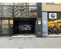 plaza de parking en el centro de Barcelona