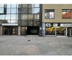 plaza de parking en el centro de Barcelona