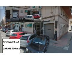 29 m2 LOCAL + 400m2 DE GARAJE