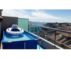 Sanxenxo: A7226: Precioso ático con terraza, increíbles vistas al mar...