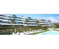 VENTA DE VIVIENDAS EN LA RESINA GOLF ESTEPONA. 2 Y 3 DORMITORIOS, TERRAZAS, PARKING Y PISCINA.