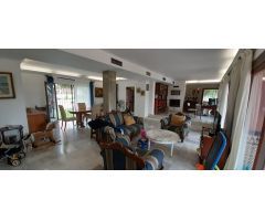 Villa jardín y piscina en Playamar