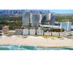 NUEVOS Apartamentos de playa en Benidorm, playa de Poniente
