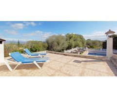 Finca rústica en pleno naturaleza con piscina en Sencelles, Mallorca