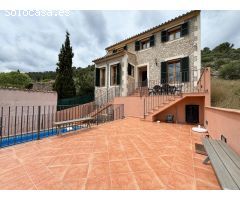 Chalet de ensueño con piscina y vistas a la Serra de Tramuntana en Alaró, Mallorca