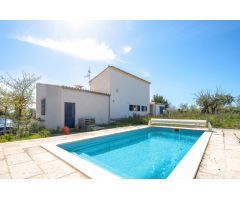 Finca rústica con piscina en Porreres
