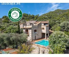 CASA RURAL CON ETV EN BINIBONA CON VISTAS A LA SIERRA DE TRAMUNTANA Y PISCINA