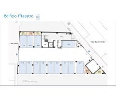 9 plazas de garaje en venta de obra nueva. EDIFICIO MAESTRO.