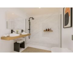 Complejo urbanístico de lujo en Cabopino (Costa del Sol).