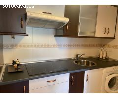 SE VENDE APARTAMENTO AMUEBLADO Y EQUIPADO, SEMINUEVO, COCINA, SALÓN, HABITACIÓN, BAÑO, TRASTERO Y G.