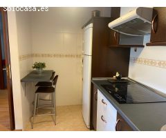 SE VENDE APARTAMENTO AMUEBLADO Y EQUIPADO, SEMINUEVO, COCINA, SALÓN, HABITACIÓN, BAÑO, TRASTERO Y G.