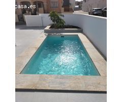 OBRA NUEVA - ADOSADO DE 3 DORMITORIOS, 2 BAÑOS, PISCINA Y SOLARIUM