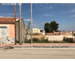 ++Terreno urbano en Molina de Segura zona Los vientos++, 160 m. superficie parcela.