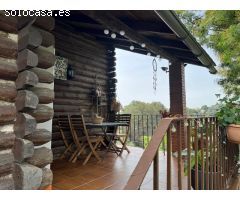 PRECIOSA CASA DE MADERA EN VENTA EN CAN CLARAMUNT CON GRAN PARCELA DE 1.000 M2