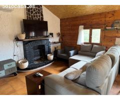 PRECIOSA CASA DE MADERA EN VENTA EN CAN CLARAMUNT CON GRAN PARCELA DE 1.000 M2