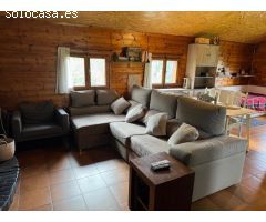 PRECIOSA CASA DE MADERA EN VENTA EN CAN CLARAMUNT CON GRAN PARCELA DE 1.000 M2