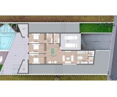 *** VILLA DE LUJO CON 4 DORMITORIOS, 4 BAÑOS, 1071M2 DE PARCELA, 279M2 DE TERRAZAS, 48M2 DE PISCINA.