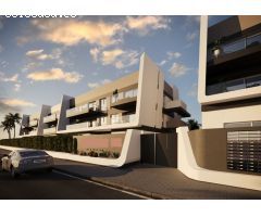 Urbanizacion de diseño con dos grandes piscinas y zonas comunes
