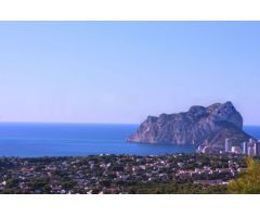 Parcela en Pedremala, Benissa con vistas panoramicas al mar de Moraira a Calpe