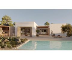 Villa de nueva construcción en Moraira en una planta